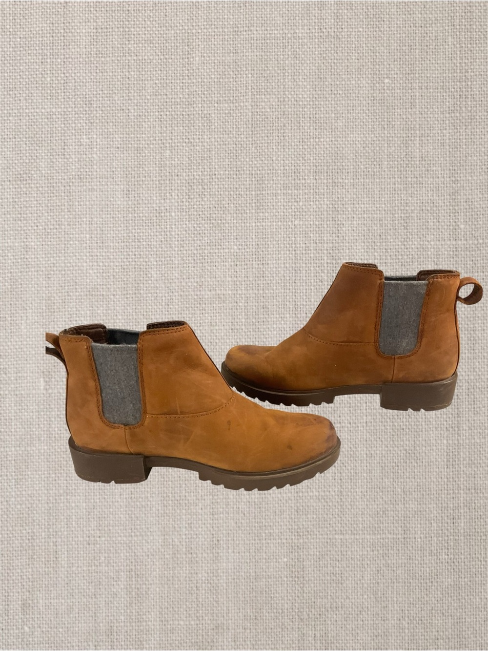 Sorel Women's Emelie II Chelsea Waterproof Boots in Chestnut Brown Size 6